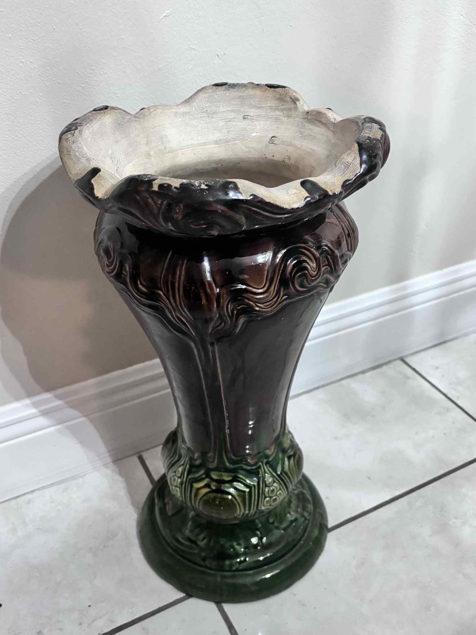 Vintage Ceramic Pottery 19”H