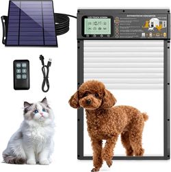 BROKEN Automatic Pet Door with Solar Panel and Remote