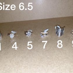 Silver Ring Size 6.5