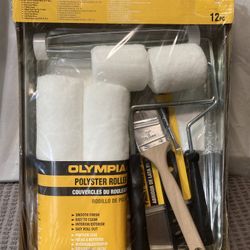New Factory Sealed,  OLYMPIA TOOLS 9” ROLLER PAINT KIT