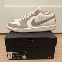 Jordan 1 Low “Sail College Grey Rattan” Men’s Size 9 553558-169