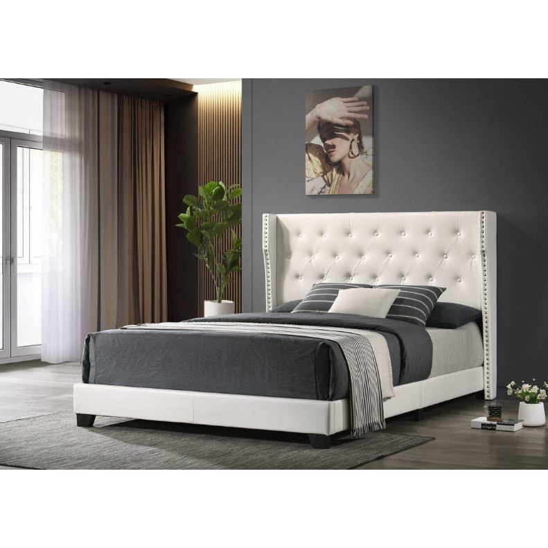 KING BED FRAME NO MATTRESS