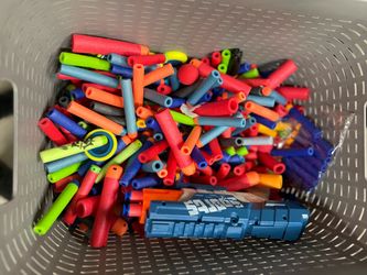 Huge Nerf Gun Collection + Storage Rack + Darts
