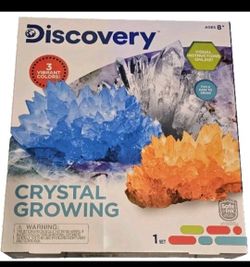 Discovery Crystal Growing Kit Fun & Easy To Grow NEW 3 Vibrant Colors 8+