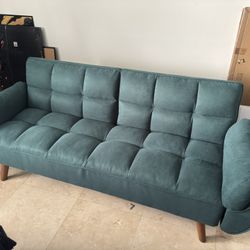 Emerald Green Futon Couch