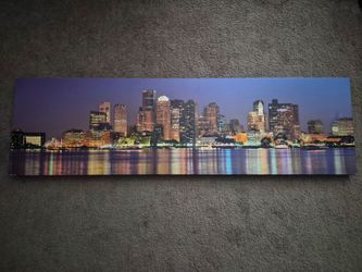 Boston Skyline Canvas