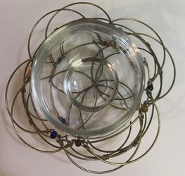 High Quality Wire mandala Movement - Flower mandala - 3D Mandala - Meditation toy - Magic loops - Children's toy - German Silver Wire Toy