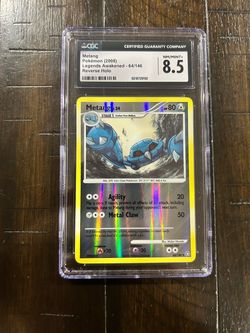 Metang CGC 8.5 Legends Awakened 64/146 Reverse Holo ENG Pokemon TCG 2008
