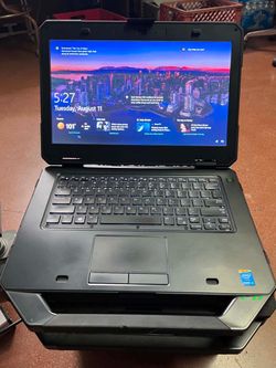 Dell 14 Rugged 5404 laptop computer  I5 - 4310 @ 2.0 GHz  8GB RAM- 256GB SSD Windows 10 pro.  No trades. Pick up only. Our operation days: Monday to F