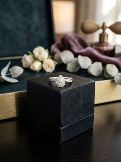 Kay Jewelers Now + Forever Pear Shaped Diamond Engagement Ring 14L White Gold - Size 7
