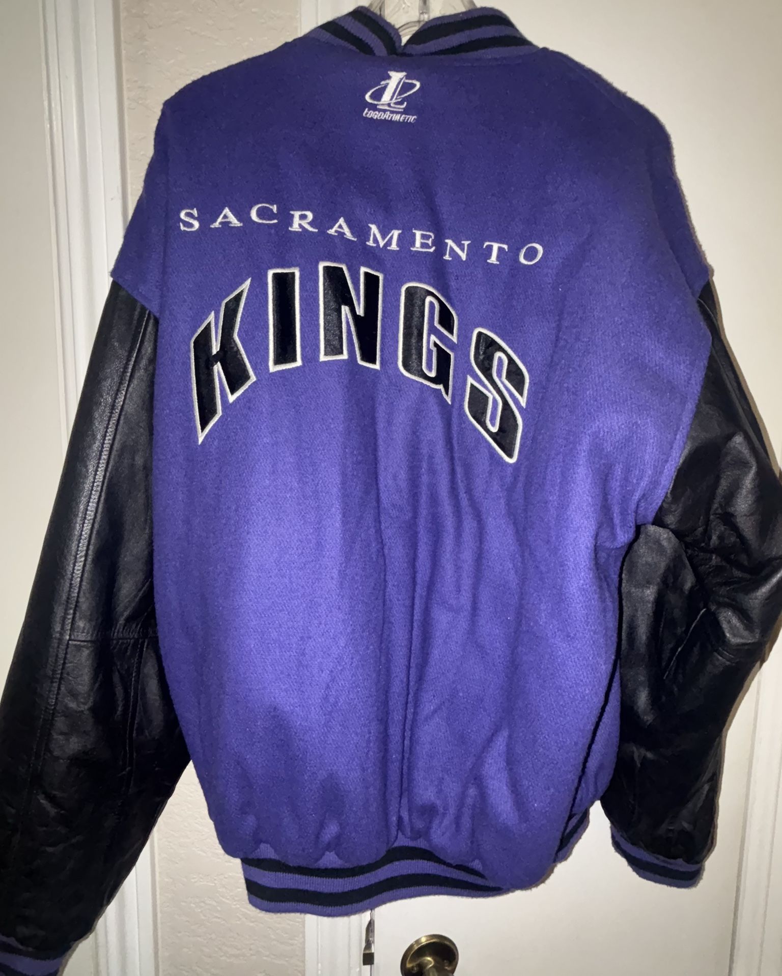 SACRAMENTO KINGS LETTERMAN JACKET