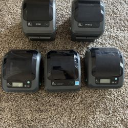 Lot Of 5 AS IS- Zebra Thermal Printer Lot (GX-420d’s/ZP 500/ZP 500 ctp)