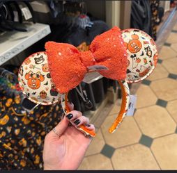 Disney Minnie Mouse Halloween Ears Headband