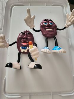 California Raisins bendable figures.
