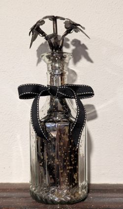 Silver Spotted Decanter