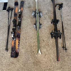 3  Sets Of Sking Boards 