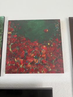 “Summertime Sadness” – Hand-Painted Floral Canvas Art | 16x20” | Ready to Hang