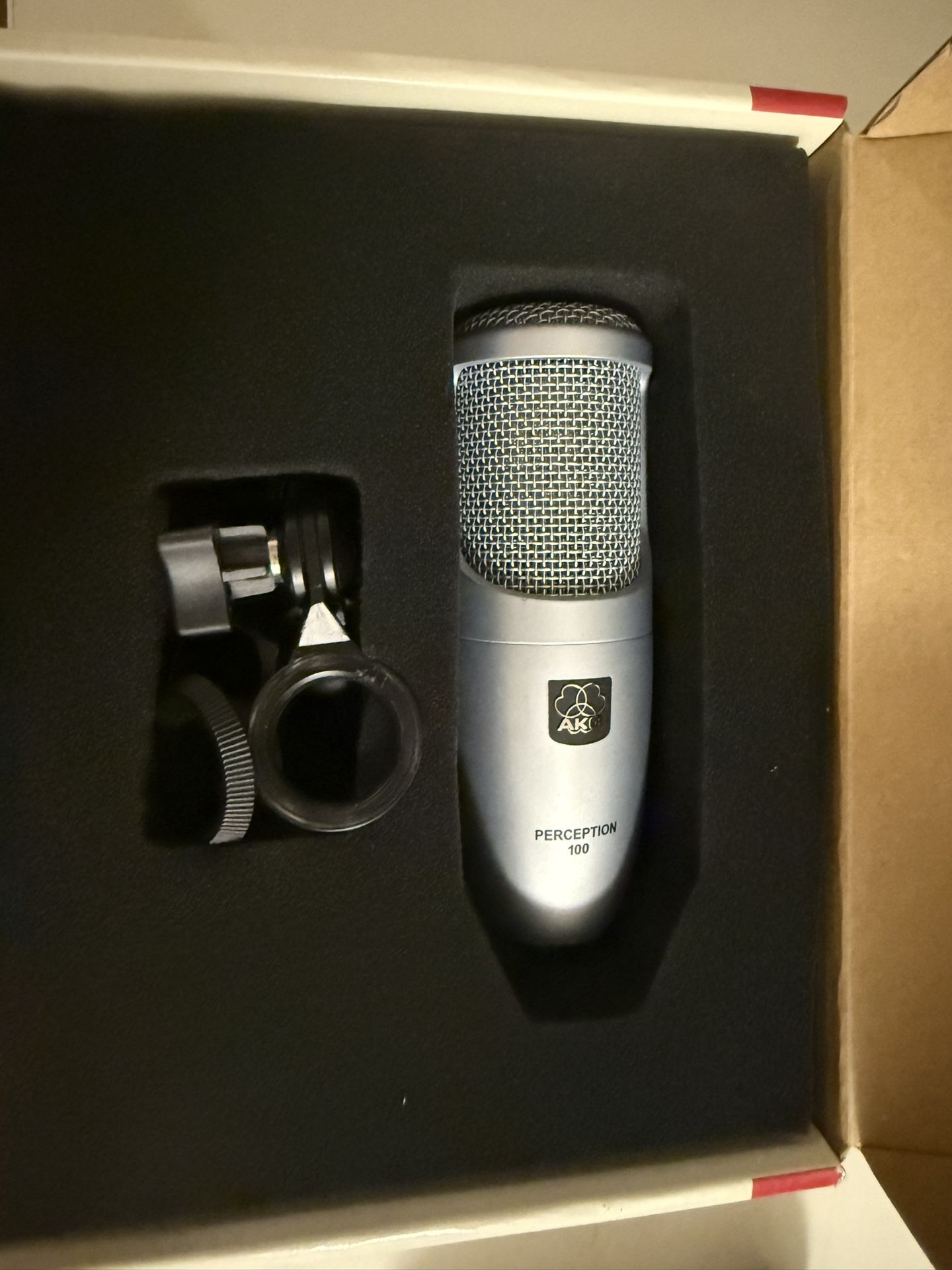 AKG Perception 100 — Large-Diaphragm Condenser Mic — Mint in Box – $60 (Seattle)