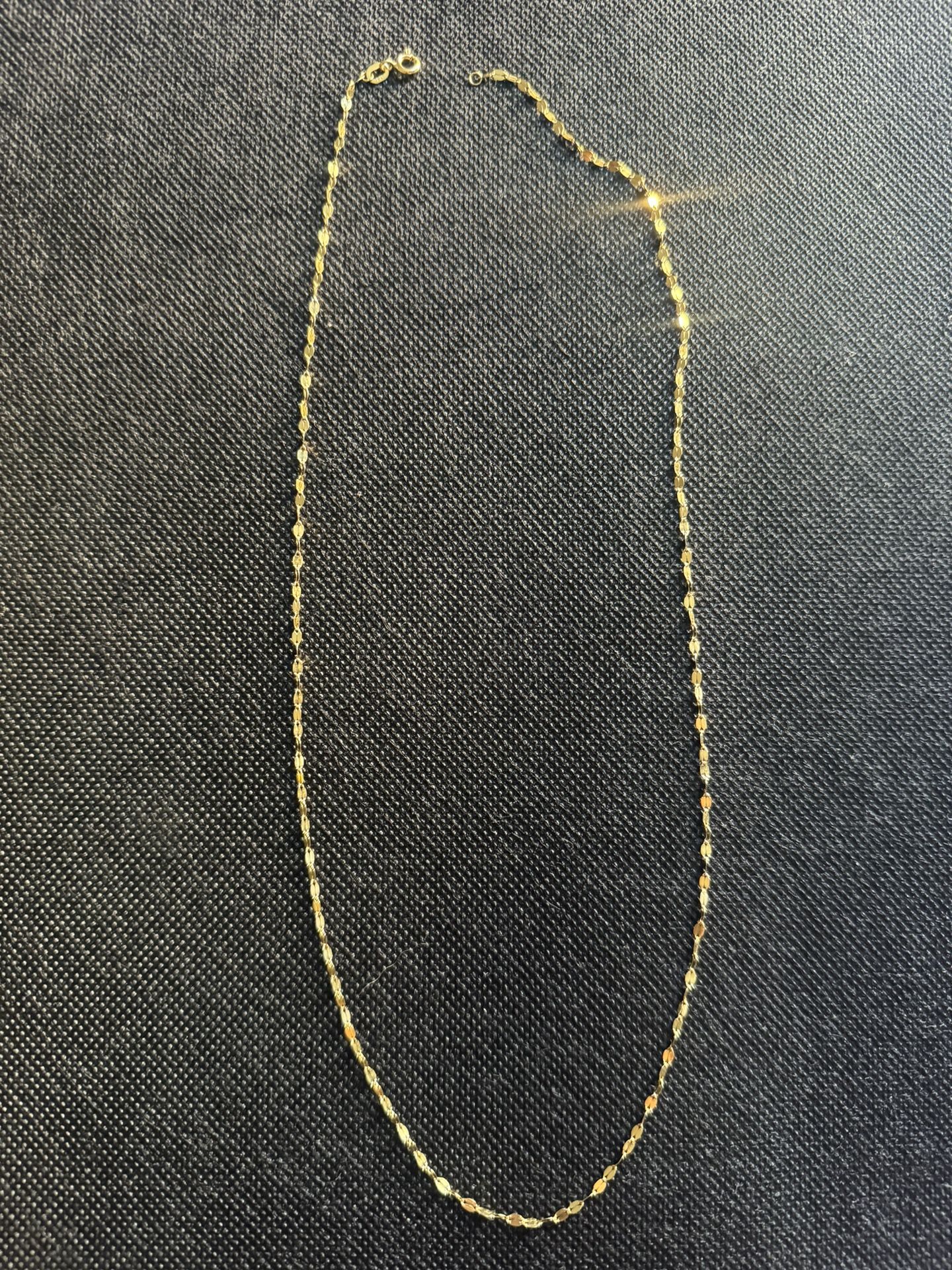 18k 2MM 20 INCH MIRROR LINK