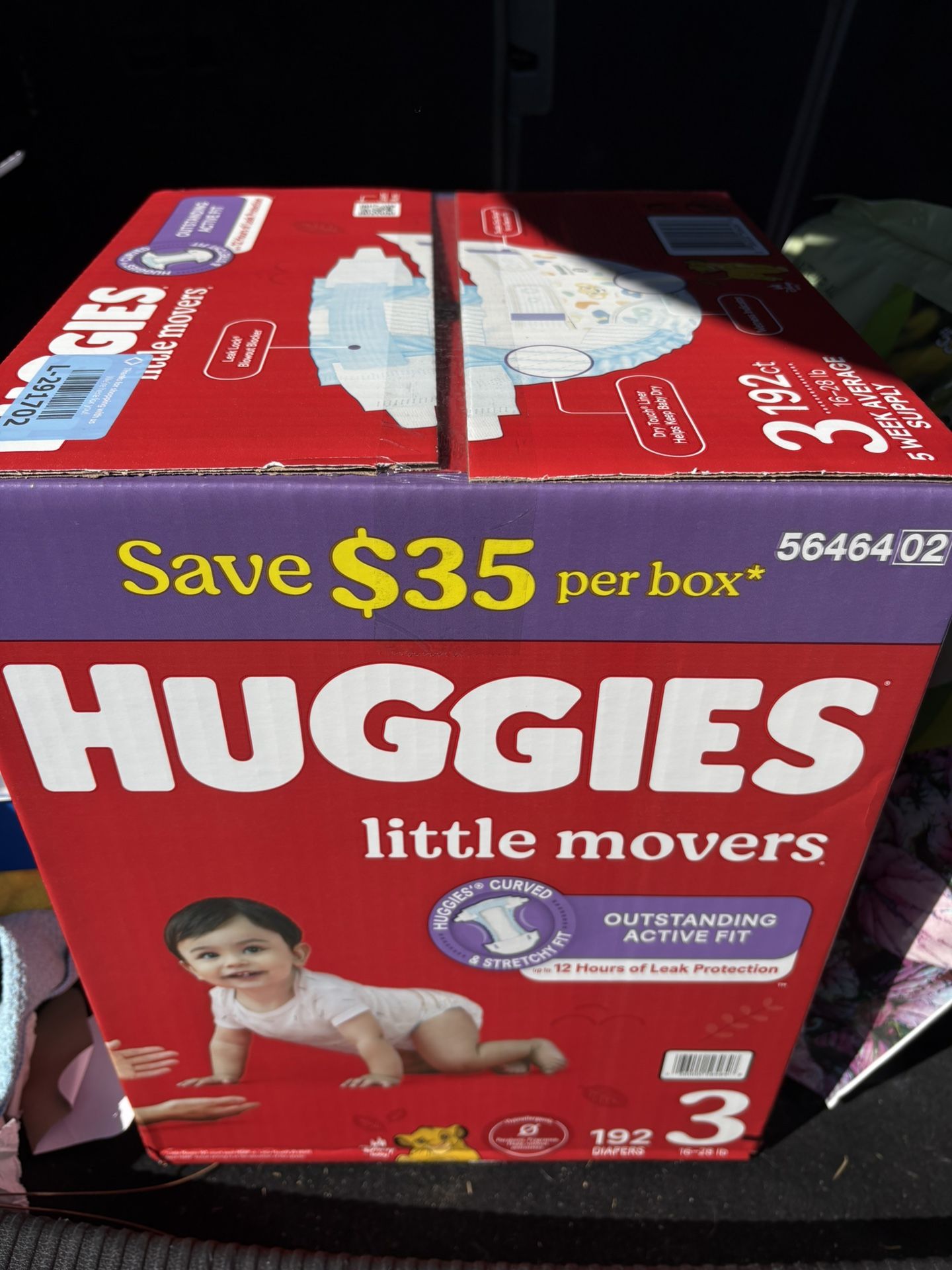 Huggies size 3 // 192 count