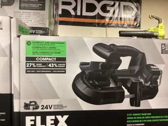 FLEX 24V Brushless Compact Band Saw (Tool-Only) $230
