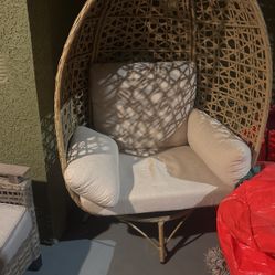 Egg Patio Chair And Patron Bench