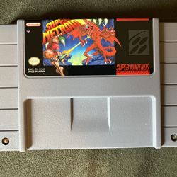 Super Nintendo Super Metroid Cartridge Mint