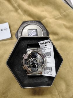 G-Shock Chrome and black