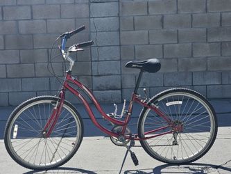 Red Cruiser Bike