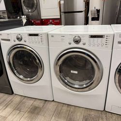 Lg washer and dryer set gas dryer with warranty