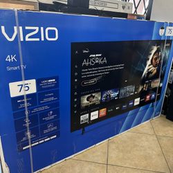 Vizio 4k Smart TV 75 inch new open box