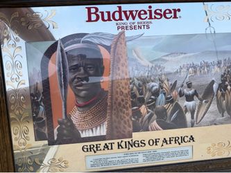 Budweiser Vintage Africa Mirror