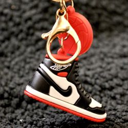 Red Sneaker Keychain 
