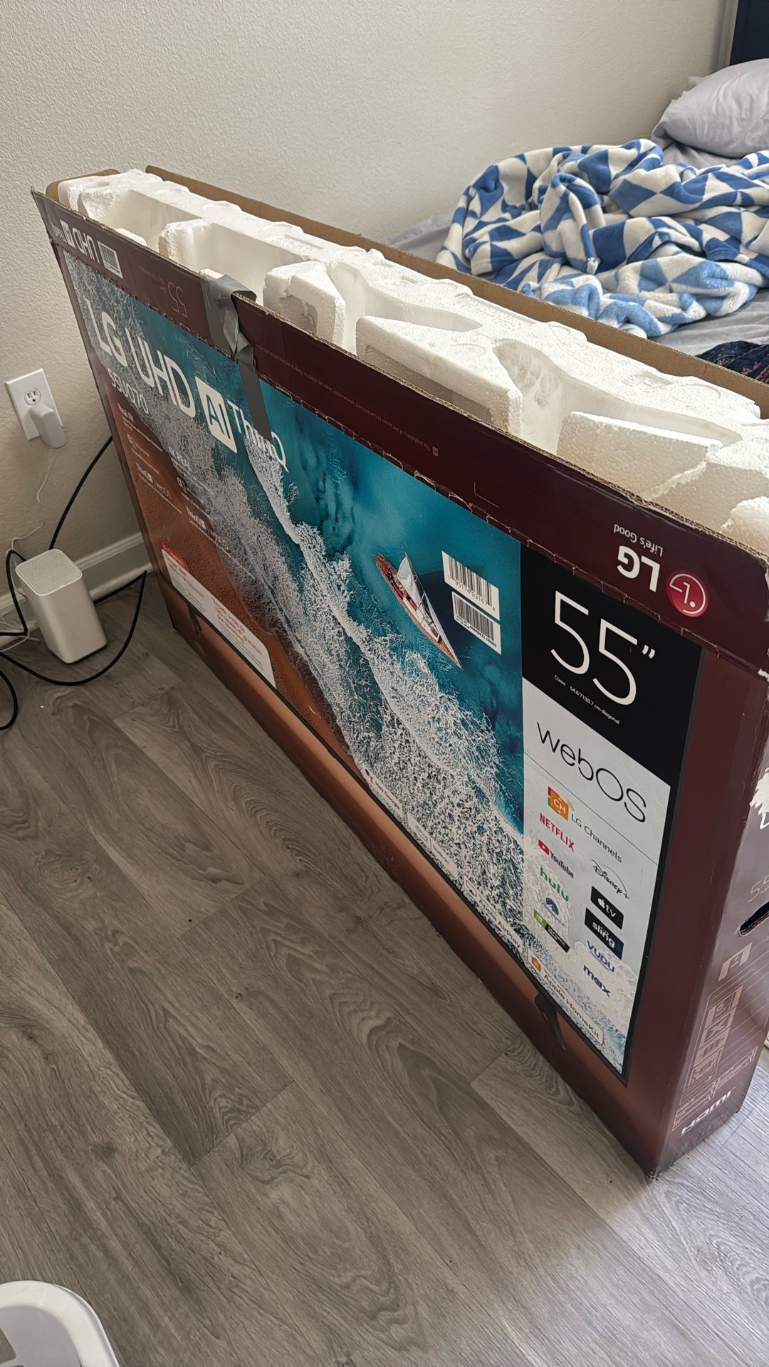55” LG UHD TV Barely Used $275