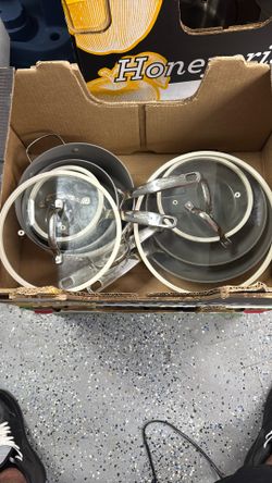 Green Pan Pots And Pan Set