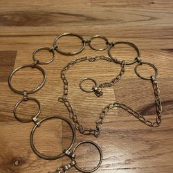 Gold Loop Chain Belt 