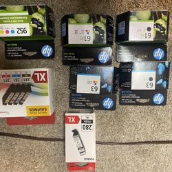 Assortment Of Printer Ink.