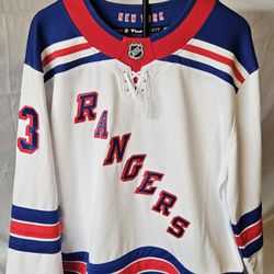 Mika Zibanejad New York Rangers #93 White Set Jersey Size Large 
 