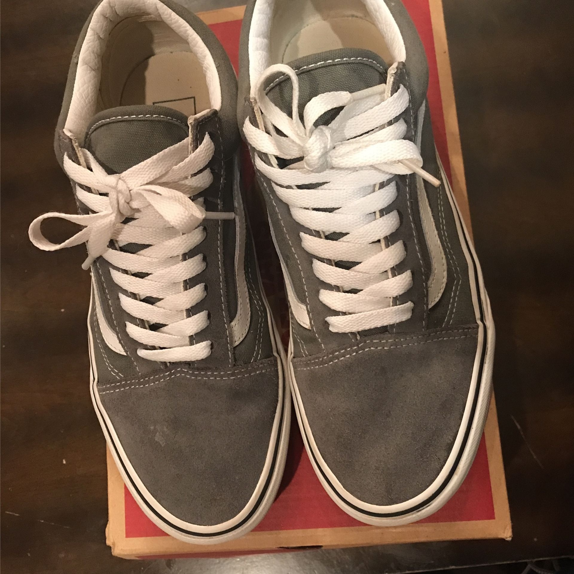 Grey Low Top Vans