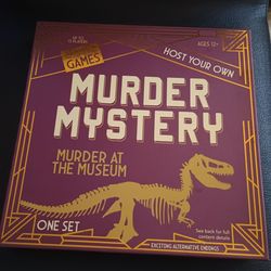 Murder mystery game set