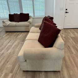Sofa/ Love Seat Set For Sale