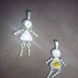 2 Sterling Silver Charms