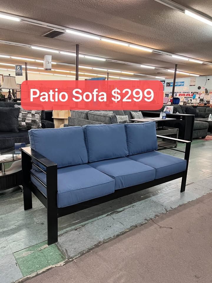 🔥Hot Deal🔥Deep Seat Alumium Patio Sofa Clearance Special $299 each, Matching Loveseat & Chair available, Delivery available