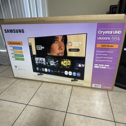 Samsung TV 55Inch , new in box, never been opened, model 2025 4K Smart TV 8000 FB