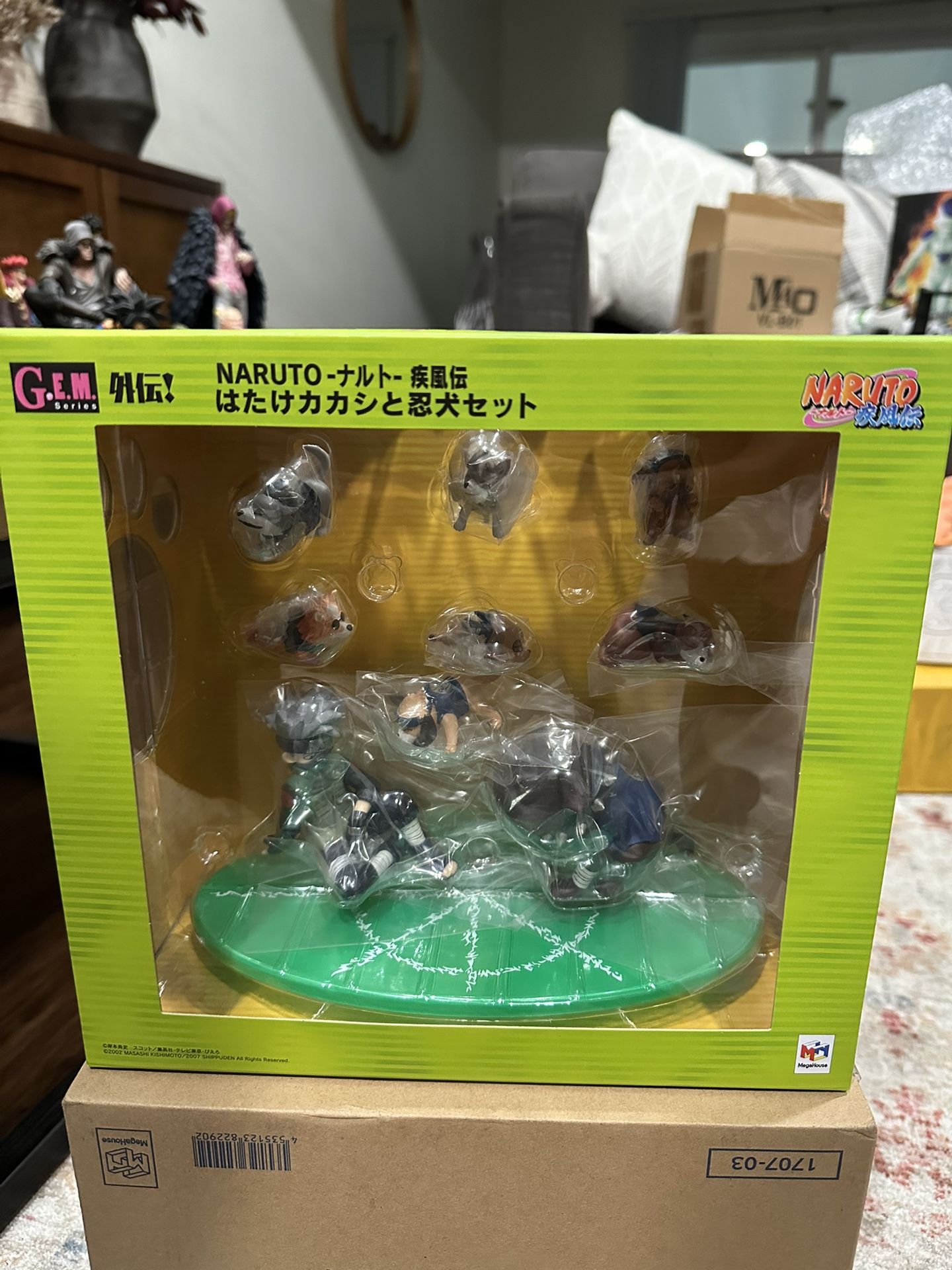 MegaHouse GEM Series Gaiden NATURO Shippuden Kakashi & Shinobi Ninja Dog