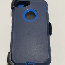 For iPhone 7 / 8 Blue Belt Clíp Case 