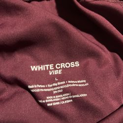 White cross side l women’s scrubs