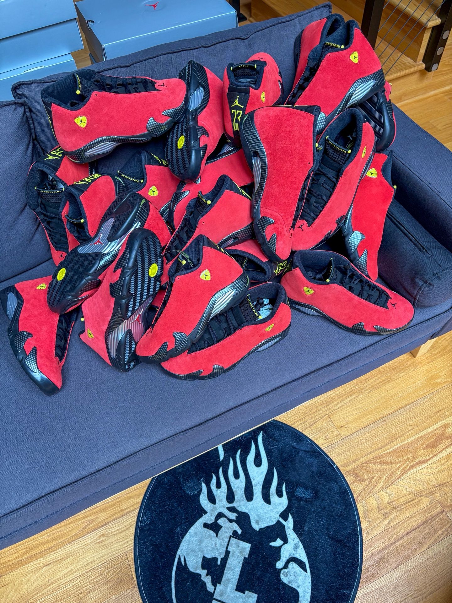 jordan 14 ferrari 8.5, 10, 10.5, 11, 12, 14