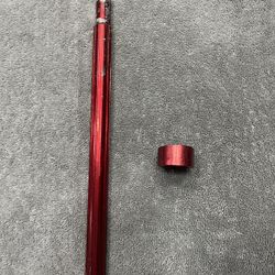 Old School TUF NECK BMX Seat Clamp And A Seat Post As Is (READ DESCRIPTION AND CHECK PICTURES)