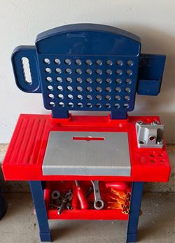 Kids Toy Workbench Tool Playset